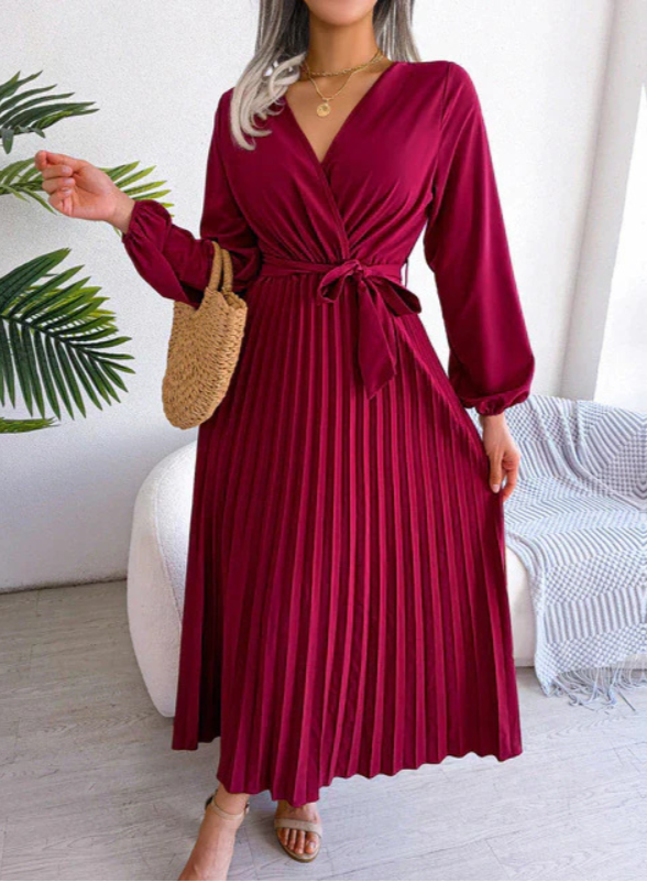 Naomi | Plissee Kleid Festlich