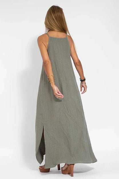 ALWINE I NECKHOLDER-KLEID