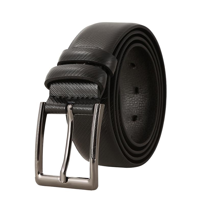 Herren Retro Lässiger Vielseitiger Hochwertiger Dornschließen-Ledergürtel 82856810K