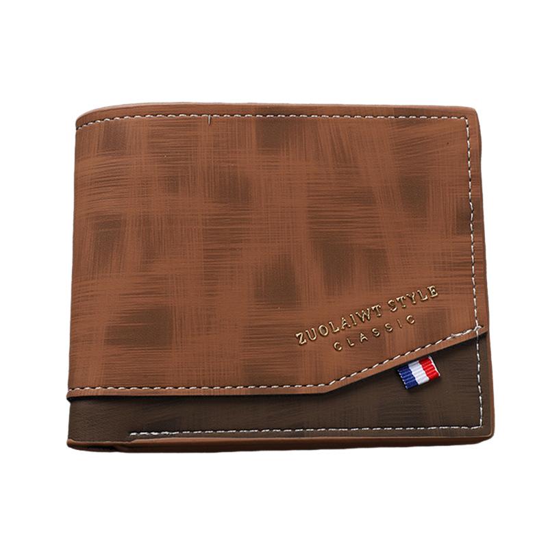 Herren Multi-Karten Reißverschluss Lederbrieftasche 89227195U