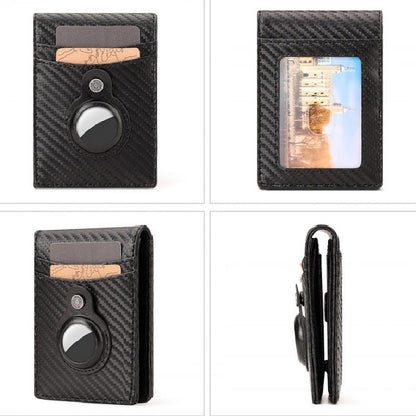 Herren Praktische Air Tag Lederbrieftasche 62994031K
