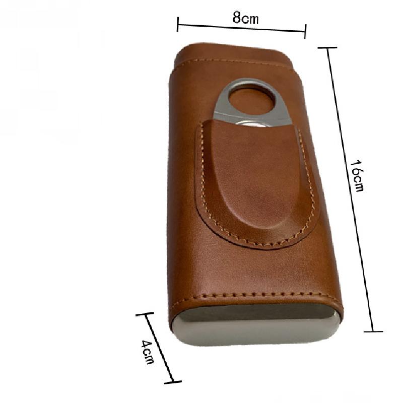 Herren Tragbare Zigarren Befeuchtung Leder Aufbewahrungstasche 68781620K
