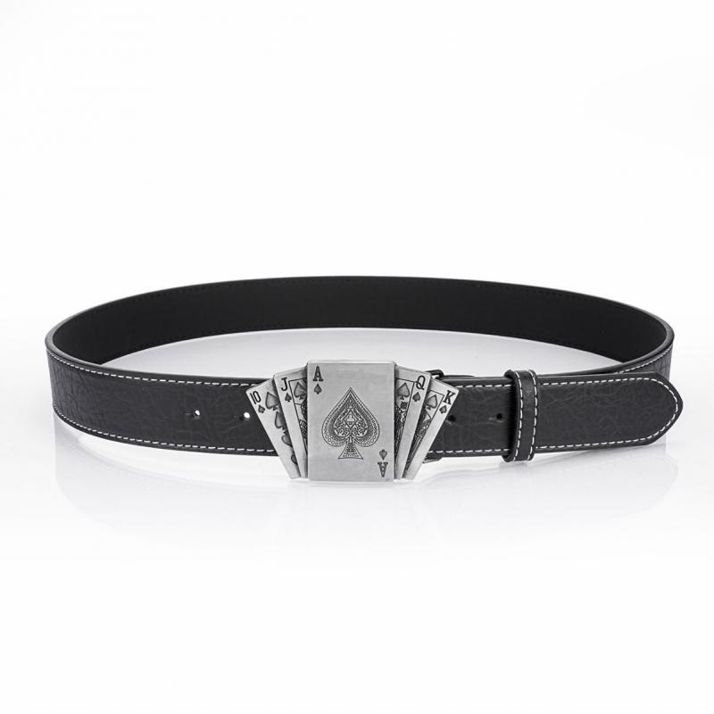 Herren Punk-Stil Spielkarten-Gürtel 97391757K