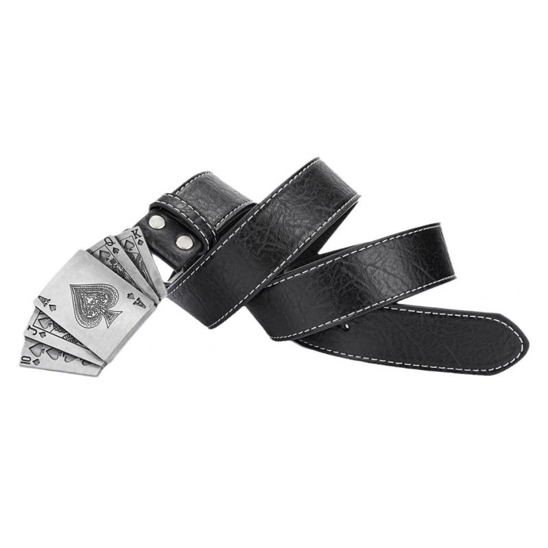 Herren Punk-Stil Spielkarten-Gürtel 97391757K