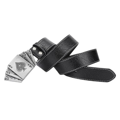 Herren Punk-Stil Spielkarten-Gürtel 97391757K