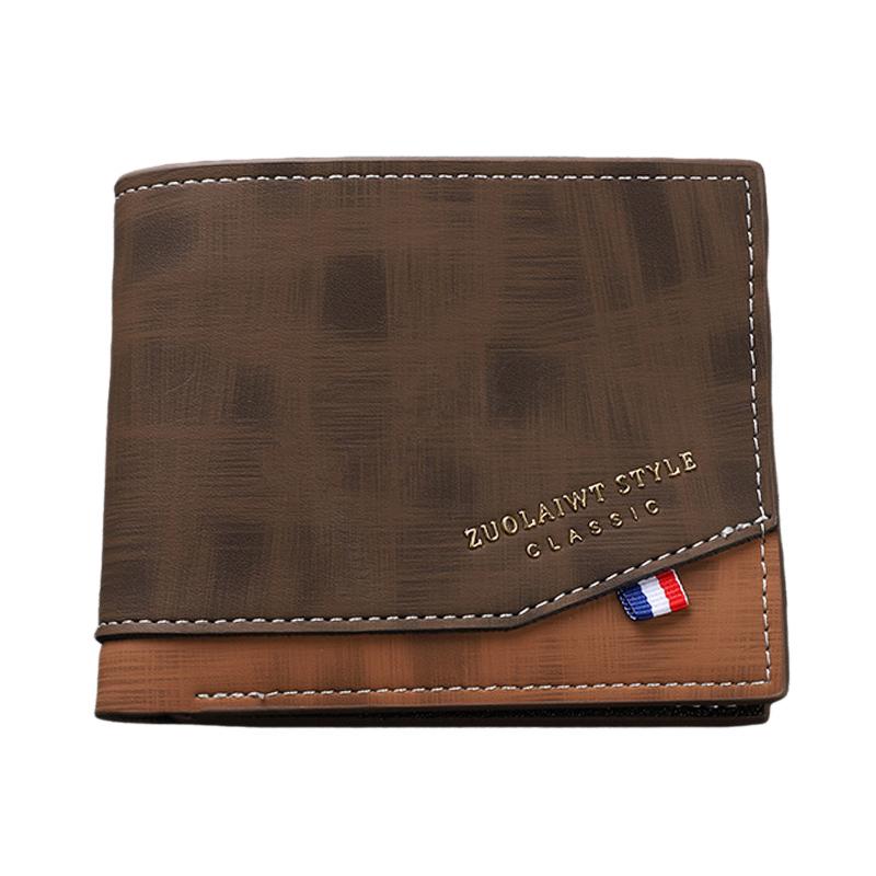 Herren Multi-Karten Reißverschluss Lederbrieftasche 89227195U