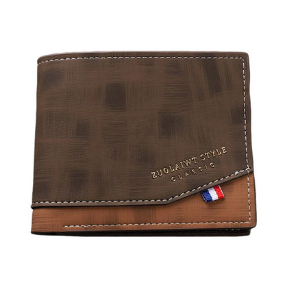 Herren Multi-Karten Reißverschluss Lederbrieftasche 89227195U