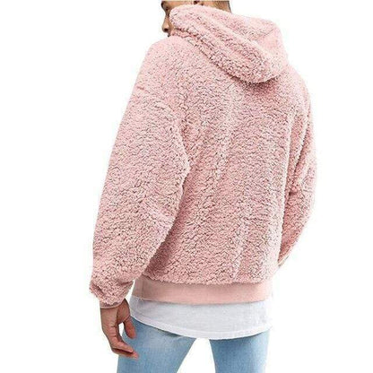 Pluche hoodie