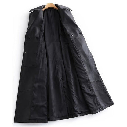 Leder-Frederica-Trenchcoat
