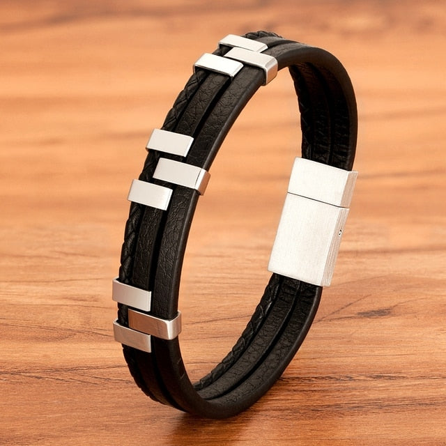 Drielaagse armband