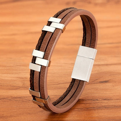 Drielaagse armband