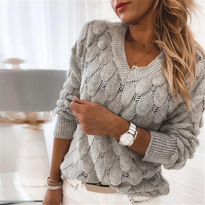 Noemier | Pullover mit V-Ausschnitt