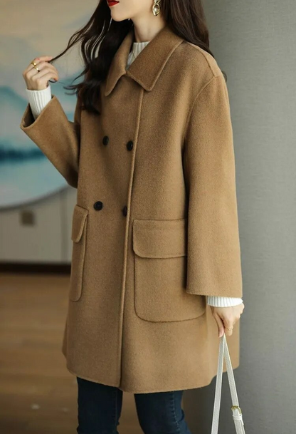 Elisa – Damen-Wollmantel für den Winter