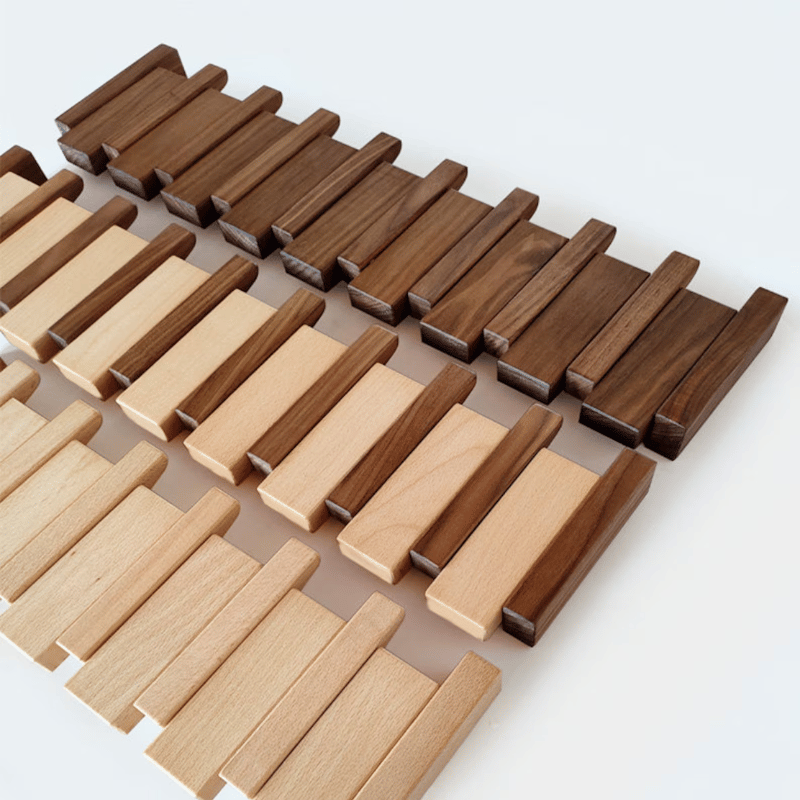 Handgemaakte Kapstok van Houten Pianotoetsen