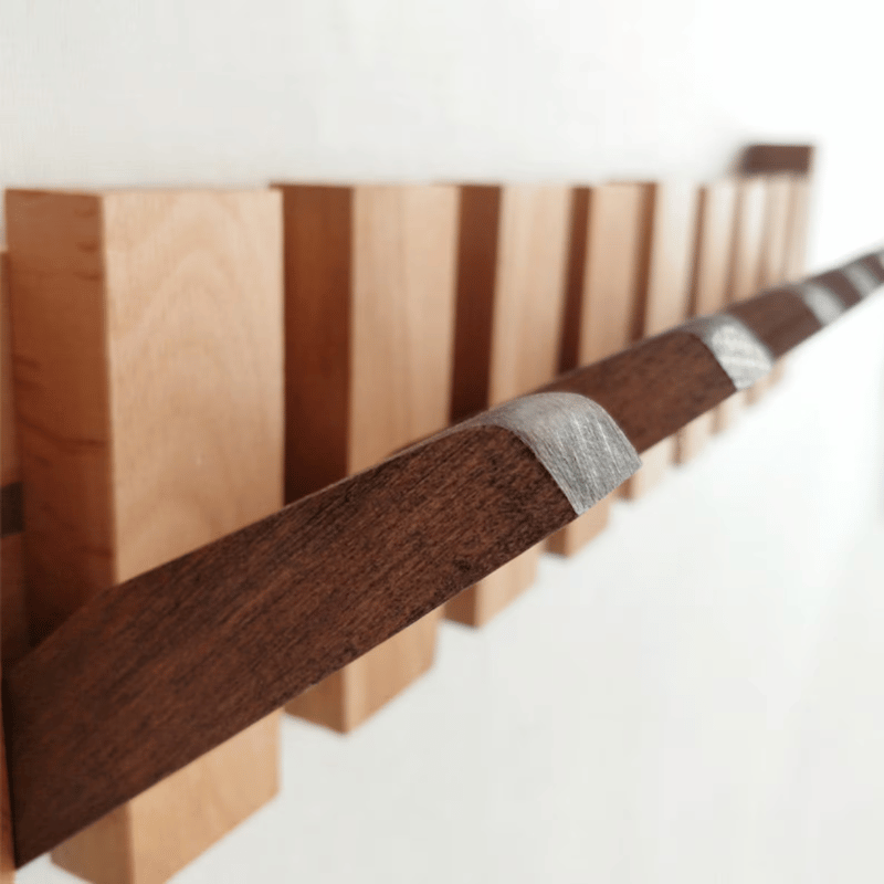 Handgemaakte Kapstok van Houten Pianotoetsen