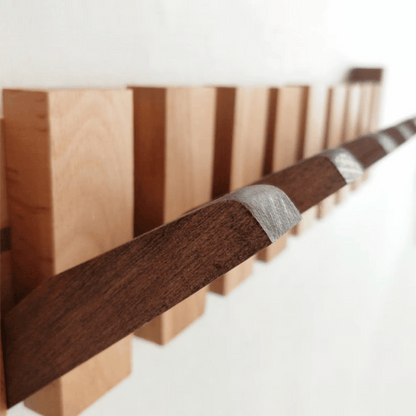 Handgemaakte Kapstok van Houten Pianotoetsen