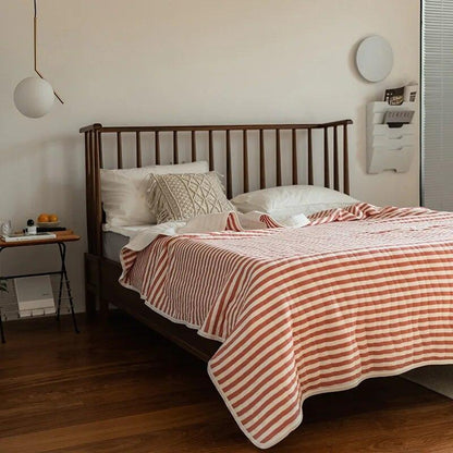 Lichtgewicht gestreepte zomer sprei