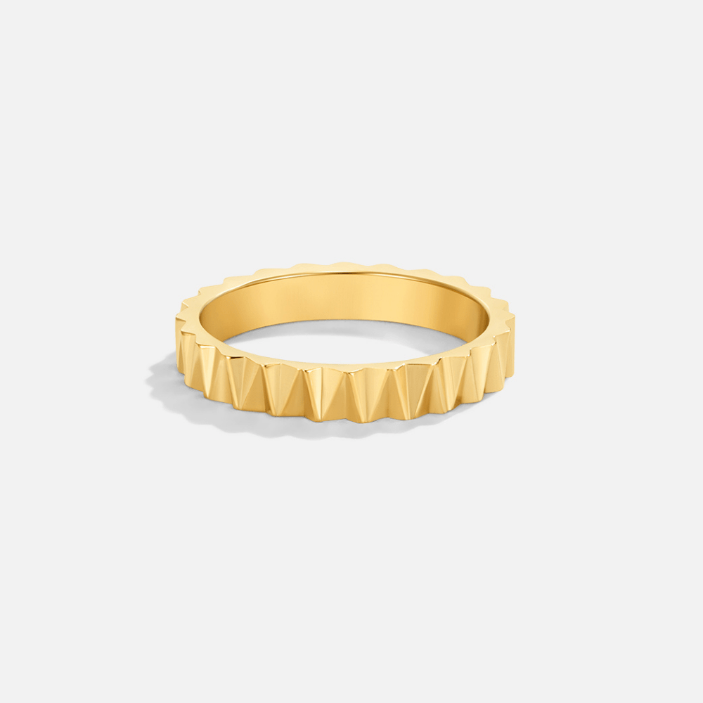 Bague géométrique en or de Reene