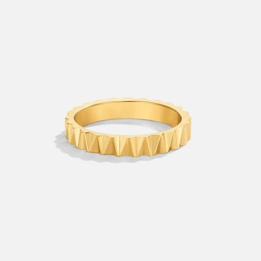 Bague géométrique en or de Reene