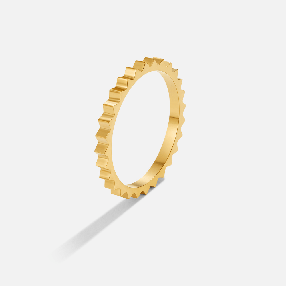 Bague géométrique en or de Reene