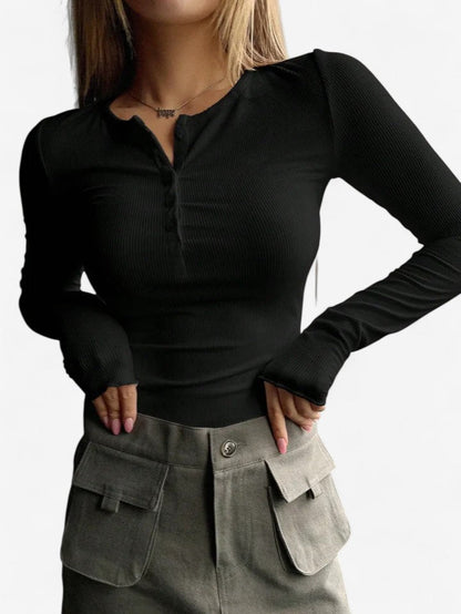 Klarina™ | Comfortabel shirt met lange mouwen