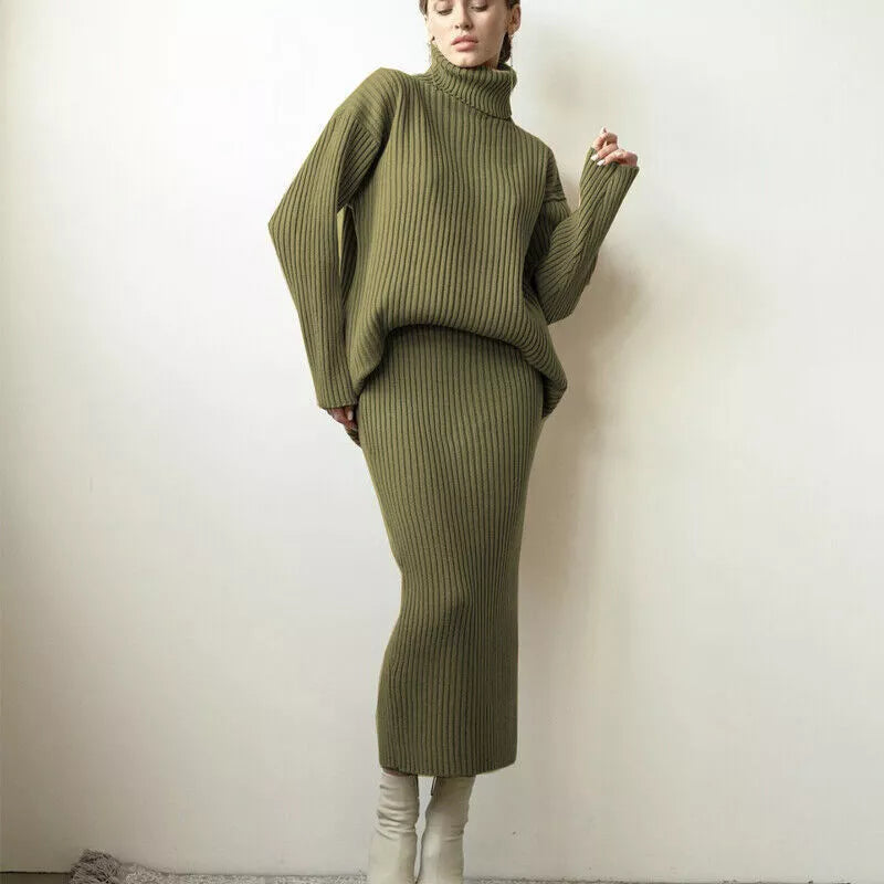 INAYA™ - Gemütliches Strickset mit Rollkragen