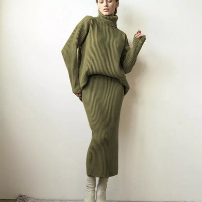 INAYA™ - Gemütliches Strickset mit Rollkragen