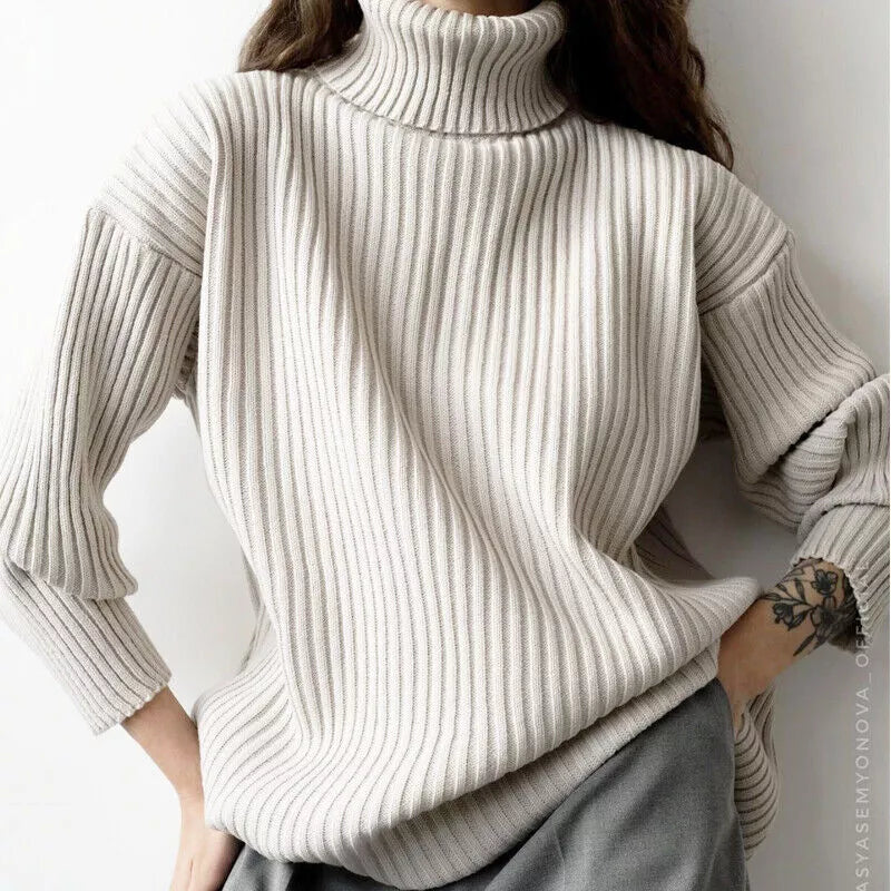 INAYA™ - Gemütliches Strickset mit Rollkragen