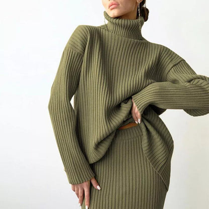 INAYA™ - Gemütliches Strickset mit Rollkragen