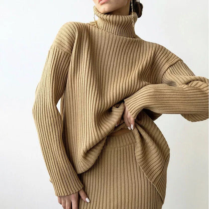 INAYA™ - Gemütliches Strickset mit Rollkragen