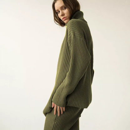 INAYA™ - Gemütliches Strickset mit Rollkragen