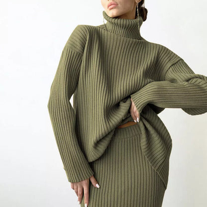 INAYA™ - Gemütliches Strickset mit Rollkragen