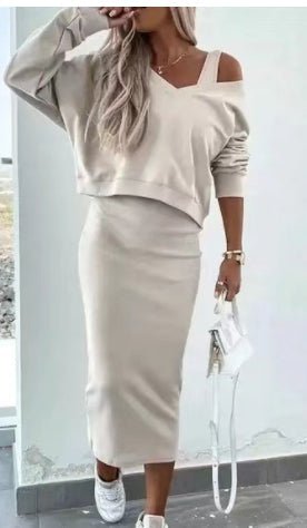 Sabrina | Elegantes Kleid mit Pullover