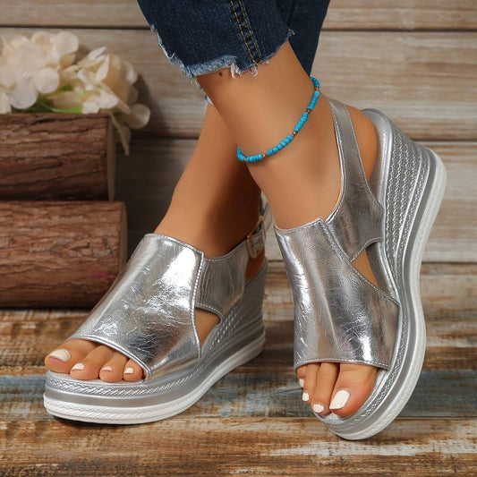 Juliette | Orthopedische Sandalen in Zilver