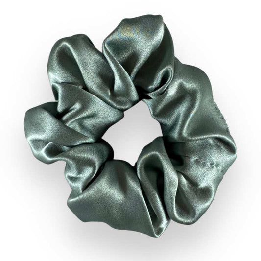 SILKE SCRUNCHIE BIG - OCEAN GREEN