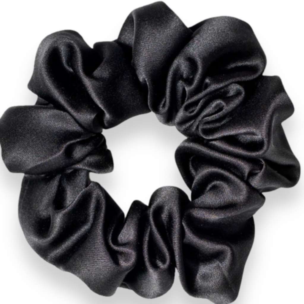 SILKE SCRUNCHIE XL - SORT
