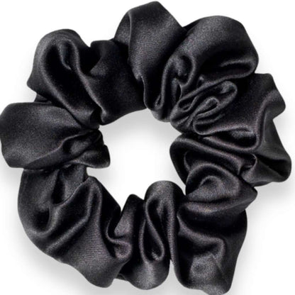 SILKE SCRUNCHIE XL - SORT
