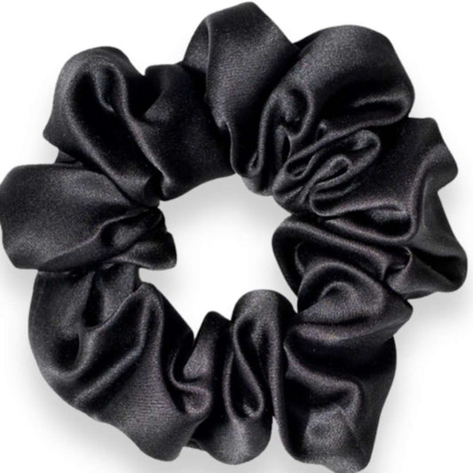SILKE SCRUNCHIE XL - SORT