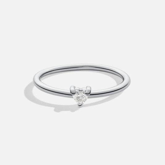 Kleine Liebe' Kristall Herzring