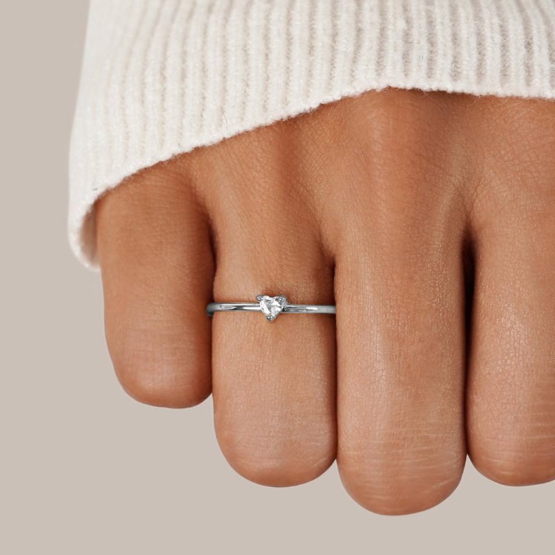 Kleine Liebe' Kristallen Hartring