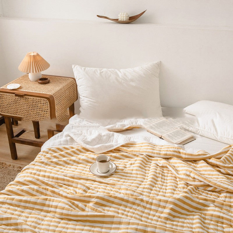 Lichtgewicht gestreepte zomer sprei