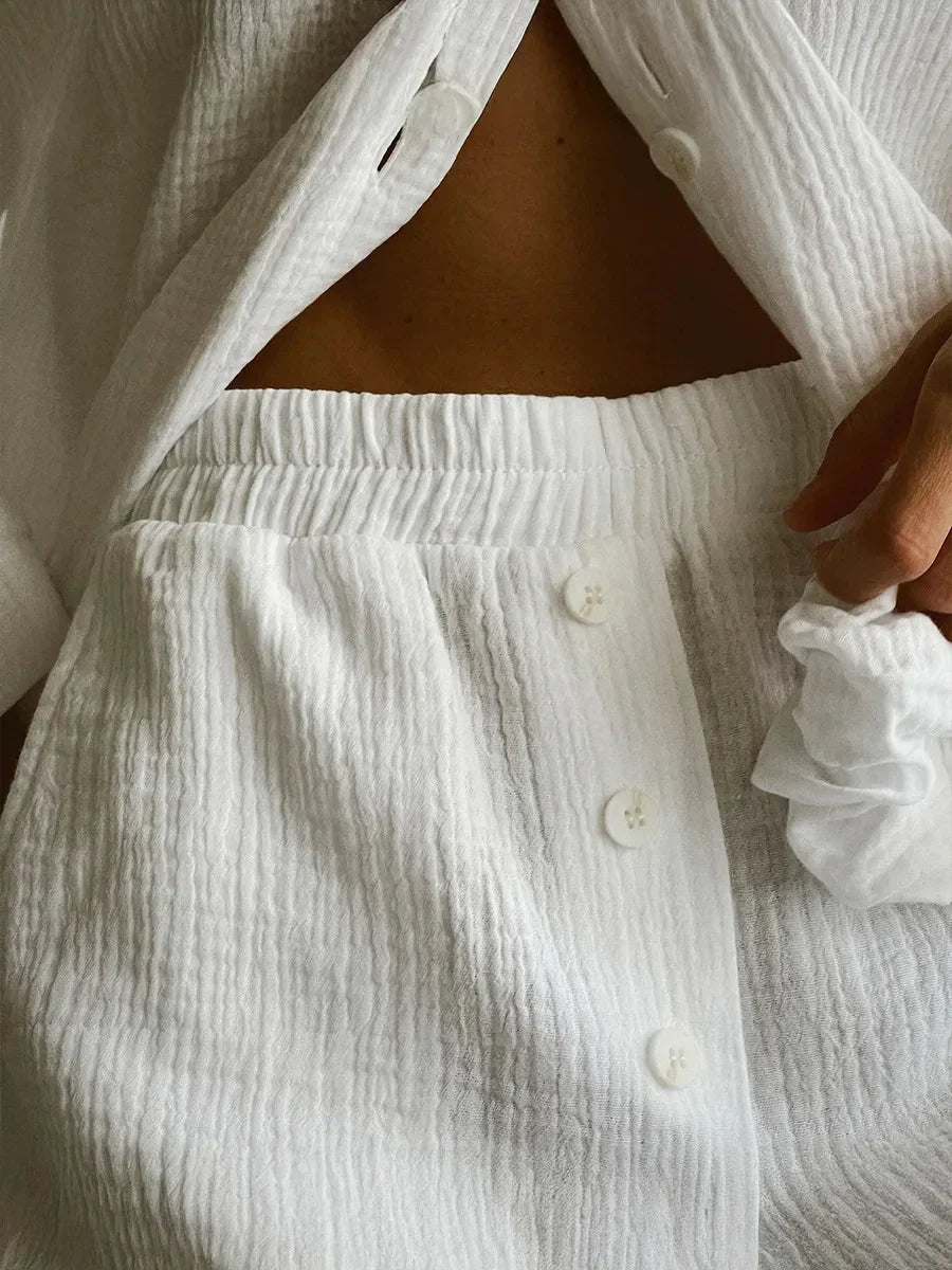 Ellen │ Minimalistische pyjamaset
