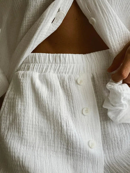 Ellen │ Minimalistische pyjamaset