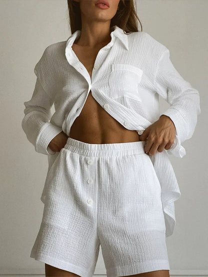 Ellen │ Minimalistische pyjamaset
