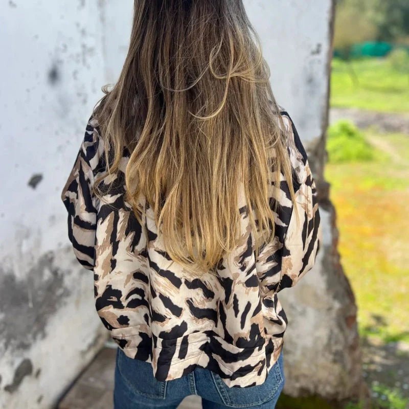 Mystique & Co™ Zebra-Print Jacke