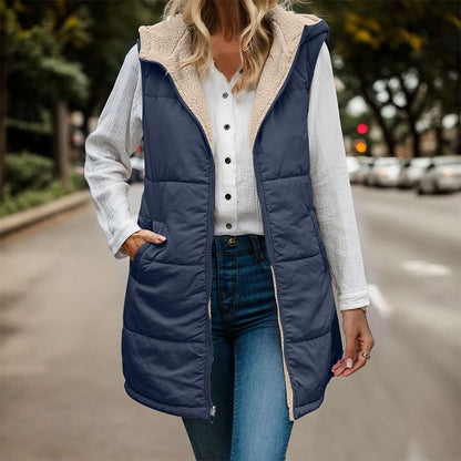 Tamara - Luxe doorgestikte bodywarmer
