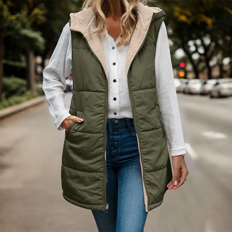 Tamara - Luxe doorgestikte bodywarmer