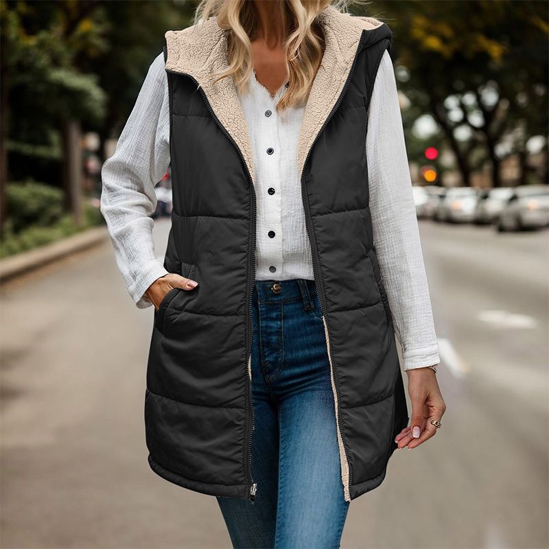 Tamara - Luxe doorgestikte bodywarmer