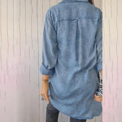 Deandra™ | Oversized denim overhemd