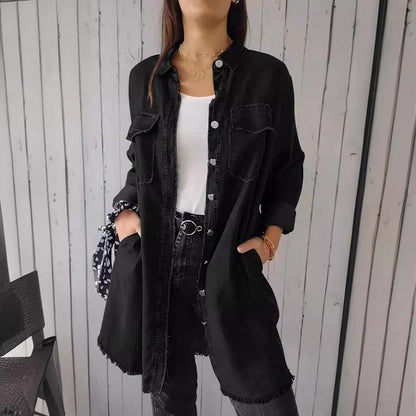 Deandra™ | Oversized denim overhemd